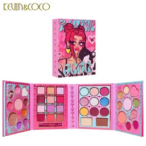 Kevin & Coco 43-Color Cutie Pie Eyeshadow Palette - Fun and Vibrant Colors for Endless Look Possibilities
