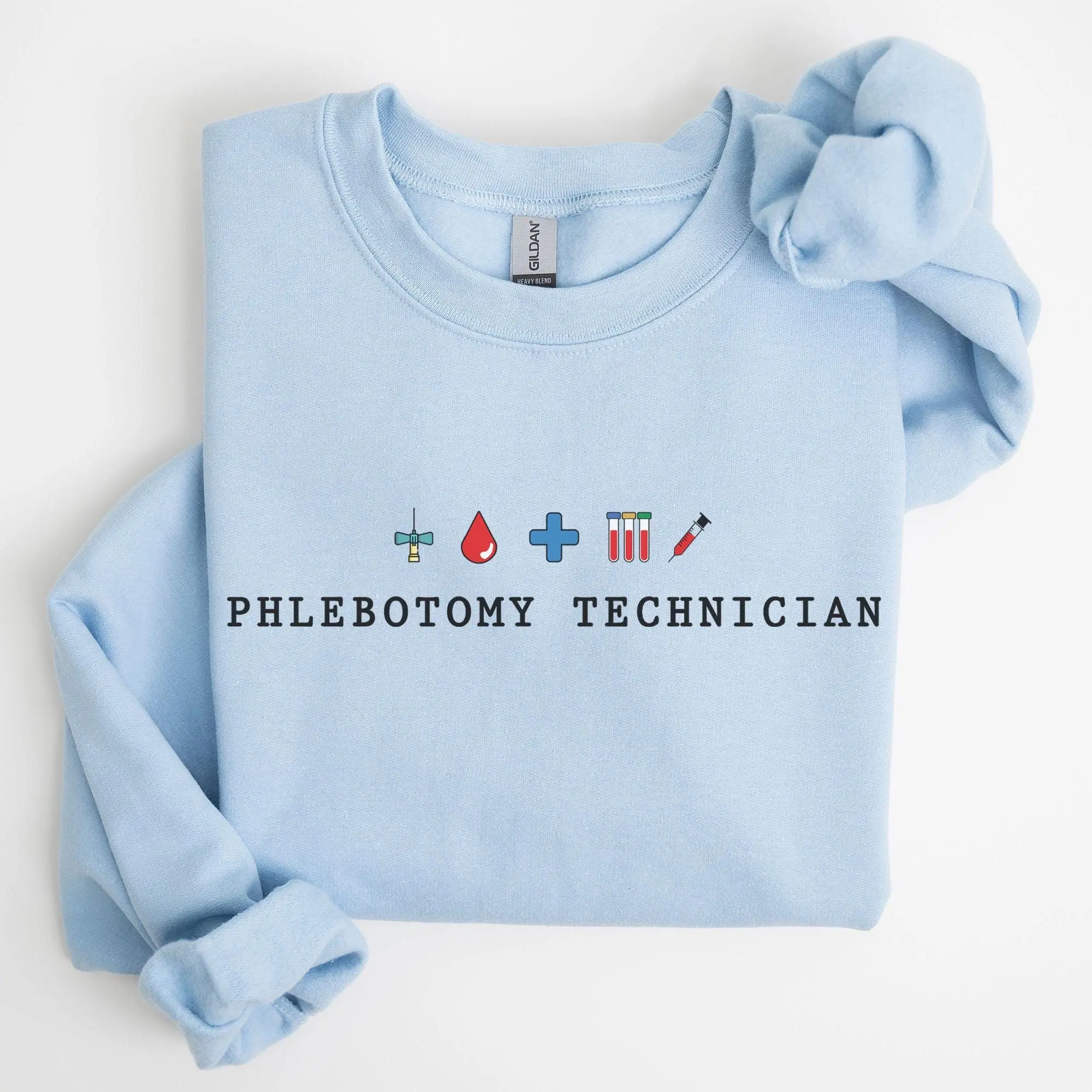 Phlebotomy Technician Sweatshirt, Phlebotomy Technician Graduation Gift, Phlebotomy Tech Team Shirt, Phlebotomist Crew Crewneck