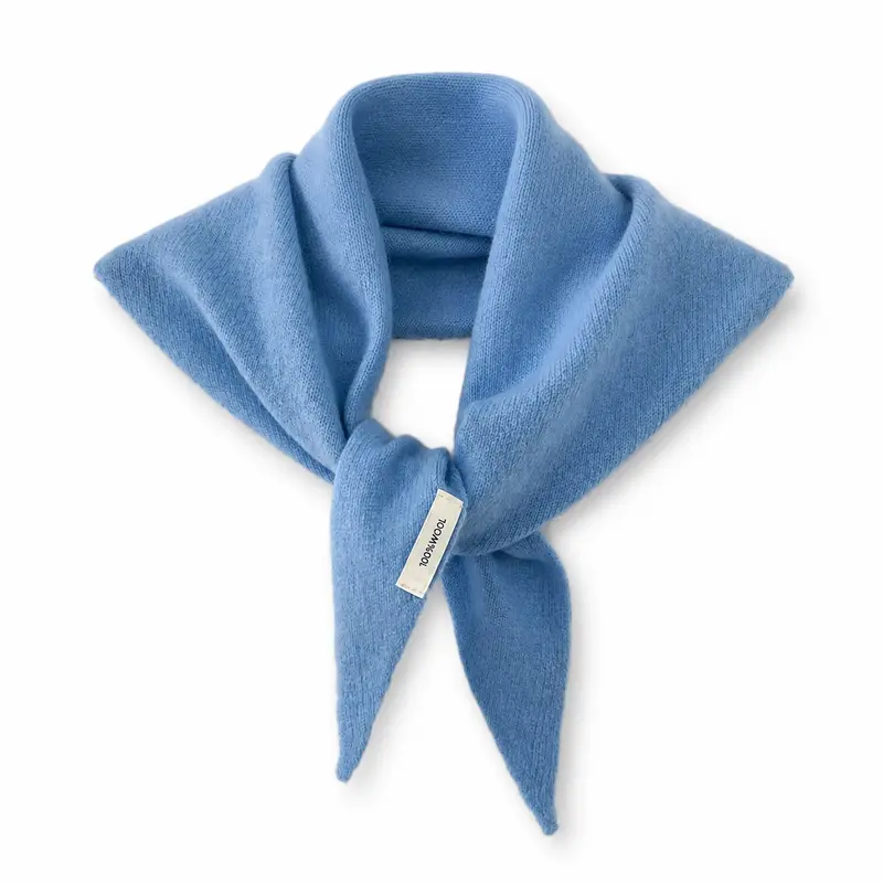 Women's Soft Warp Knit Triangle Scarf - Belt-Inclusive Neutral Streetwear Accessory, Custom Grad Stole, Wild Rag, Slide Colorblock Print, Cashmere-Inspired Long Shawl, New Sprigs Fox Fur Collar, Acne Studio Dupe (with How to Wear a Bonnet Guide)