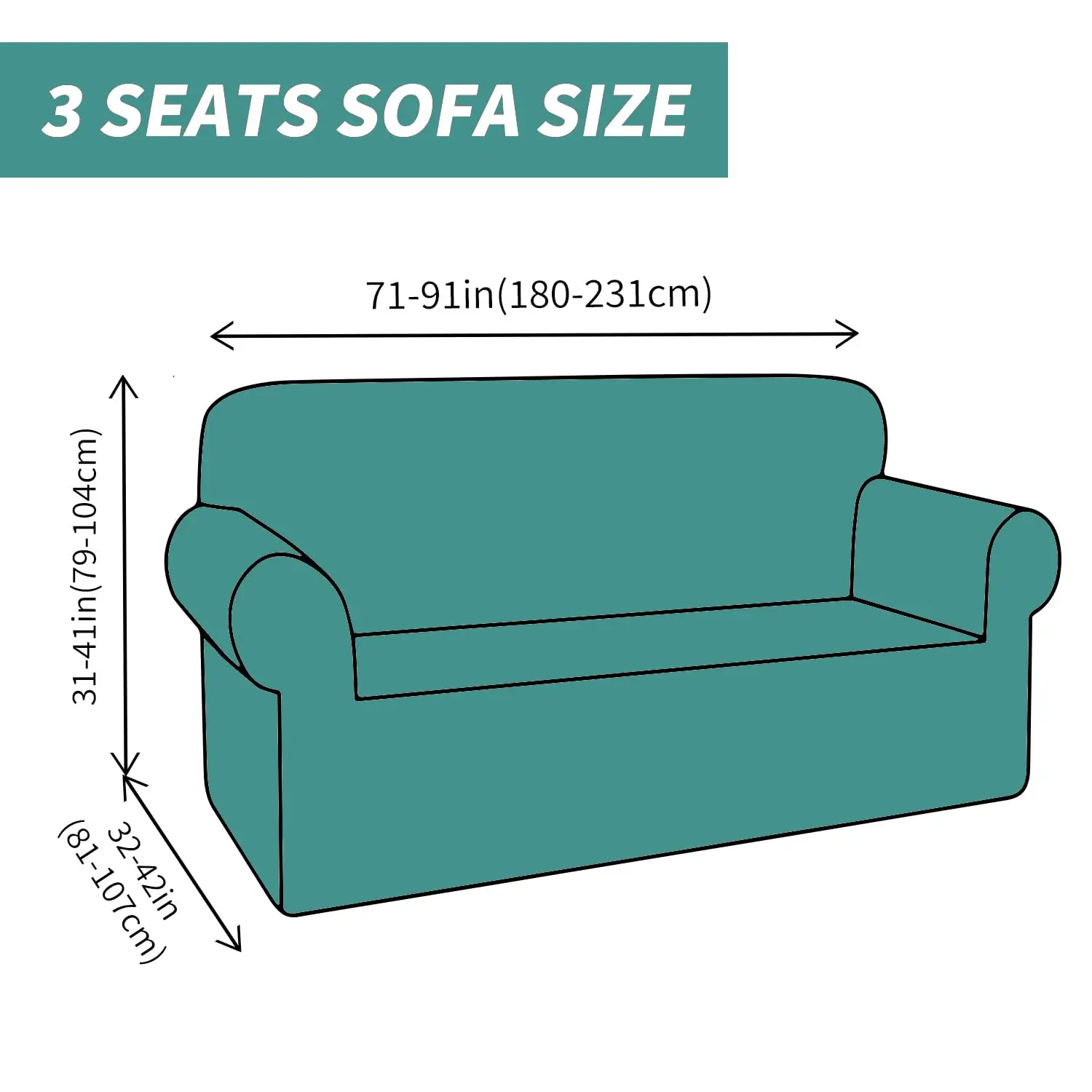 YSTYLE Couch Cover Latest Jacquard Design High Stretch Sofa Covers, Pet Dog Cat Proof Loveseat Slipcover Non Slip Magic Elastic Furniture Protector