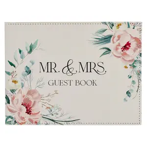 Mr. & Mrs. Wedding Guest Book - 1 John 4:19