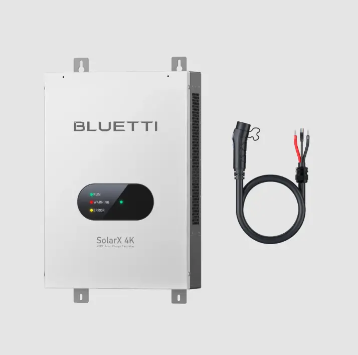 BLUETTI SolarX 4K MPPT Charge Controller 150V-500V 80A 99% Efficiency for Apex 300 & B300K Ideal RV Home Off-Grid Solar Energy Storage