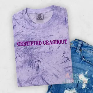 Certified Crashout Embroidered Comfort Colors Tee