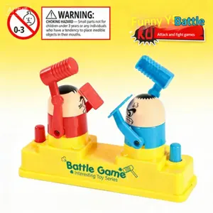 Parent-Child Interactive Toy Battle Figures Dual Player Head Punching Game, Man Fight Machine for Kids Boys Girls Prank Games