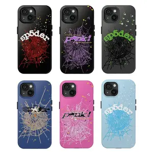 Sp5der Pink Hypebeast Tough Phone Case, 555 Sp5der Tough Phone Case for iPhone 16 15 14 13 12 11 Pro Plus Pro Max X XS XR iPhone 8 7 SE samsung Galaxy S24 23 24 22 21 iPhone Case samsung case Phone Gift, Unique Accessories, Gifts