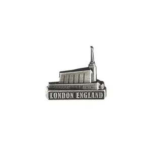London England Temple Pin