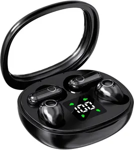 2 Pairs Wireless Bluetooth Headset Tiny Size Invisible Earbuds Sleep and Sports Earphones Set Mini and Short Handle Design for Work Sport Sleeping btheadphones
