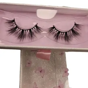 Stunning faux Mink Lashes super soft and easy to apply  reusable  for a perfect look 20 to 25 mm