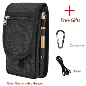 Large Screen Phone Waist Bag, Casual Tactical Multi-Functional Pouch, Portable & Durable for Everyday Outdoor, Travel & Daily Carry