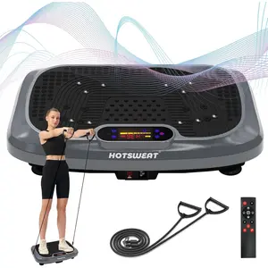 Vibration Plate Exercise Machine for Lymphatic Drainage,Power Plate Vibrating Platform ,Shaker for Weight Loss,Waver Board with 120 Levels for Home Gym