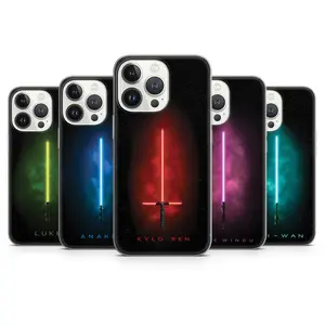 Light Saber Phone Case Personalized Cover for iPhone 15 14 13 12 11 Pro Xs SE  , min , pro max