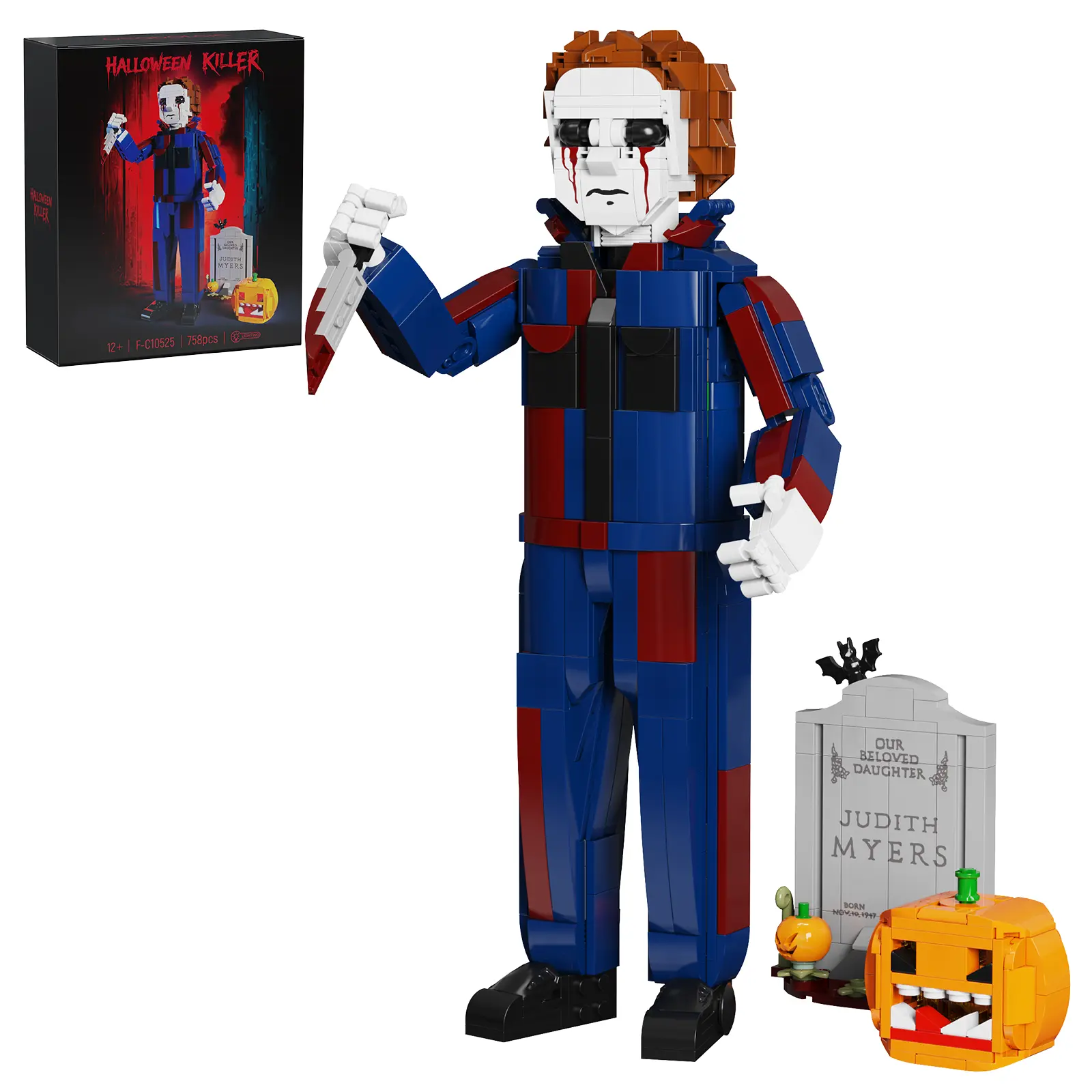 Masked City Hero Building Set, Action Figure Building Blocks Model Kit, Collectible Display Decor Gift for Teens and Adults tiktokshopbacktoschool