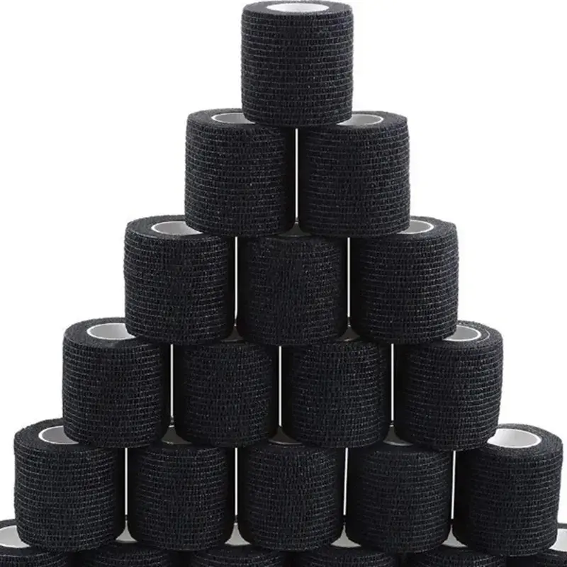Wholesale Tape Tattoo Handle Bandage Anti-slip Athletic Nonwoven Waterproof Disposable Self-adhesive Elastic Bandage