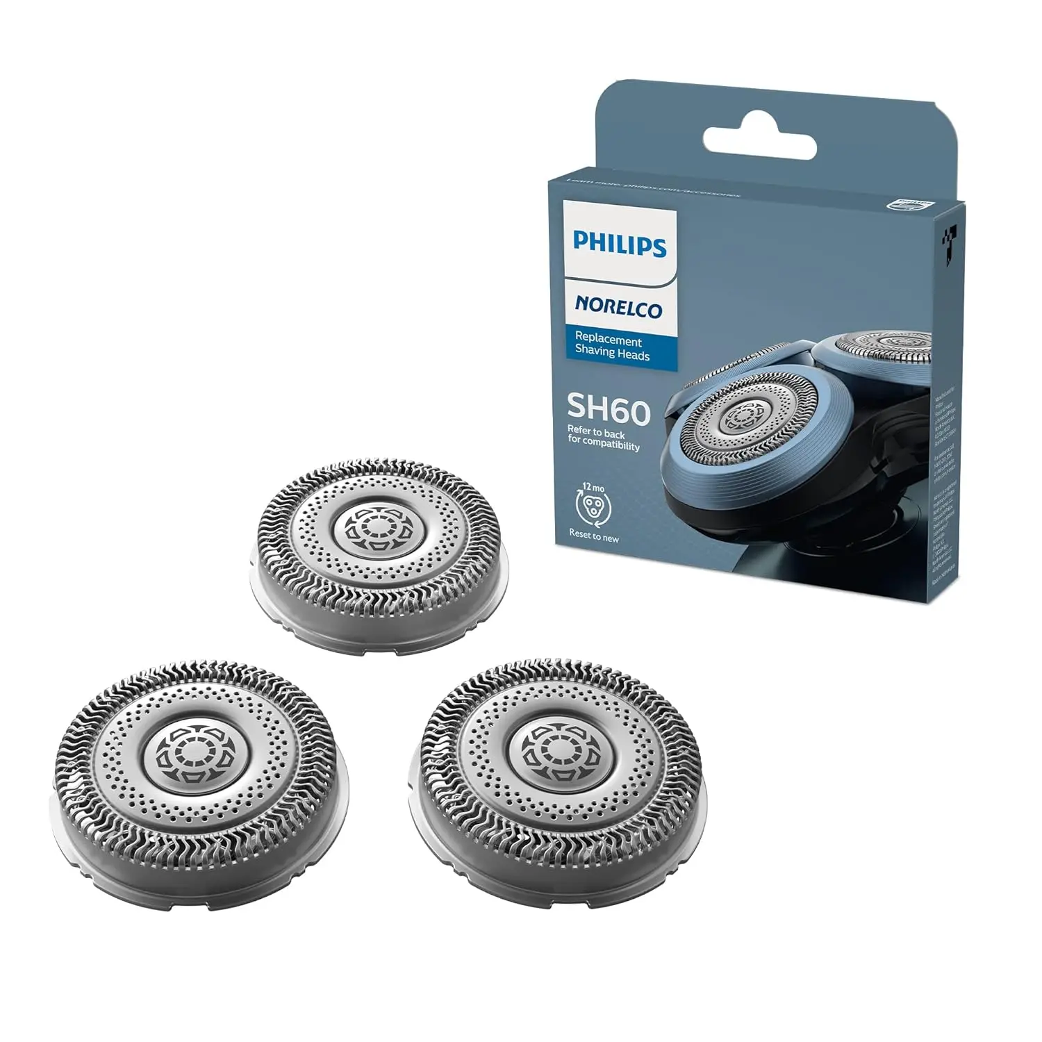 Philips SH60/72 Replacement Blades Heads for Series 6000 Electric Shavers