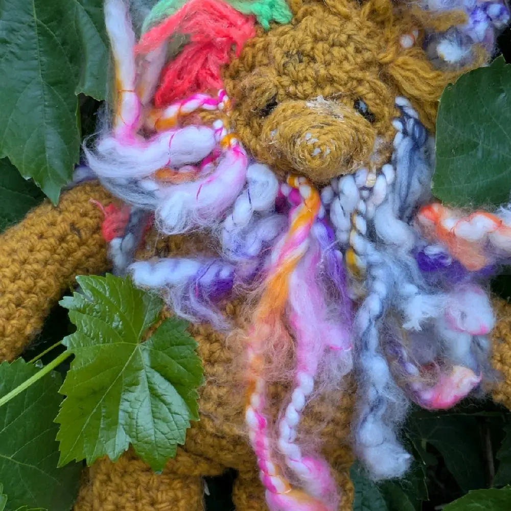 Crochet Troll With Long Legs Plushie large