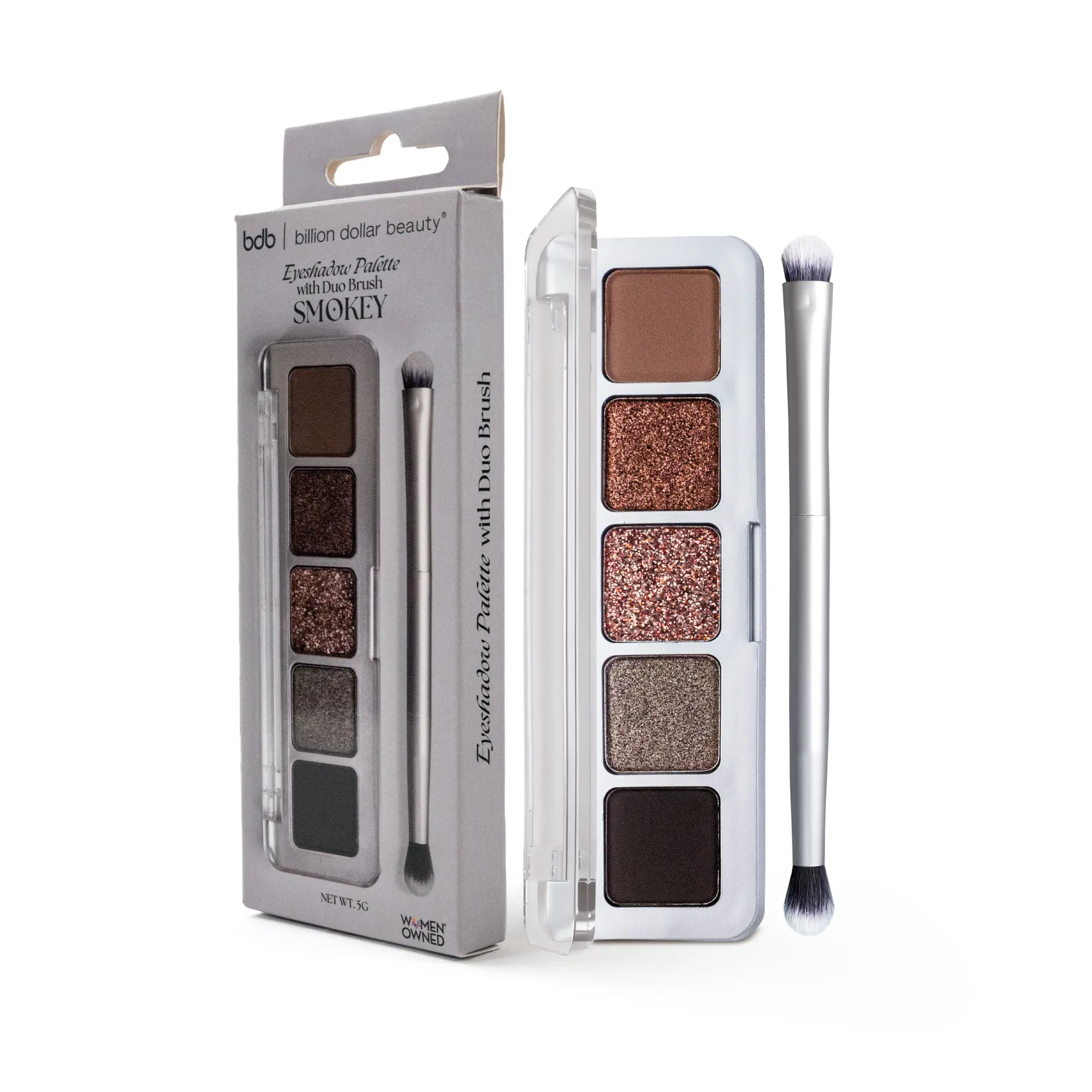 Billion Dollar Beauty 5 Pan Eyeshadow Palette - Smokey