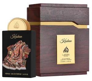 Lattafa Pride Kashan Unisex Eau de Parfum Spray 3.4 Ounce 100ml in Elegant Wooden Box