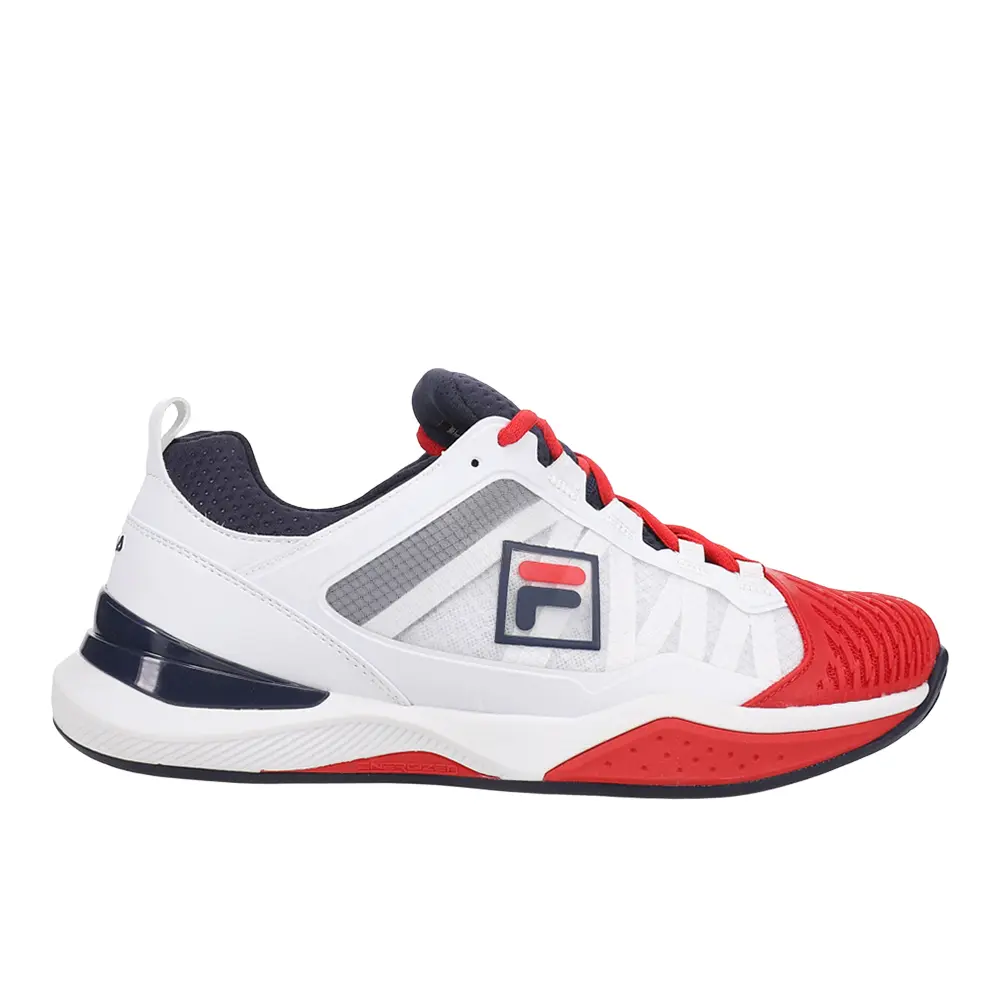 Fila Mens Speedserve Energized Tennis Sneakers Shoes - Red, White