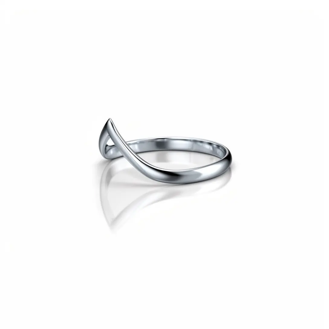 925, Sterling Silver wishbone ring