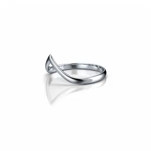 925, Sterling Silver wishbone ring