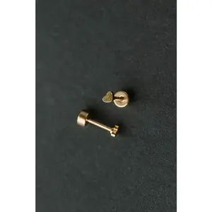 Micro Heart Studs - Elegant Design for Everyday Wear