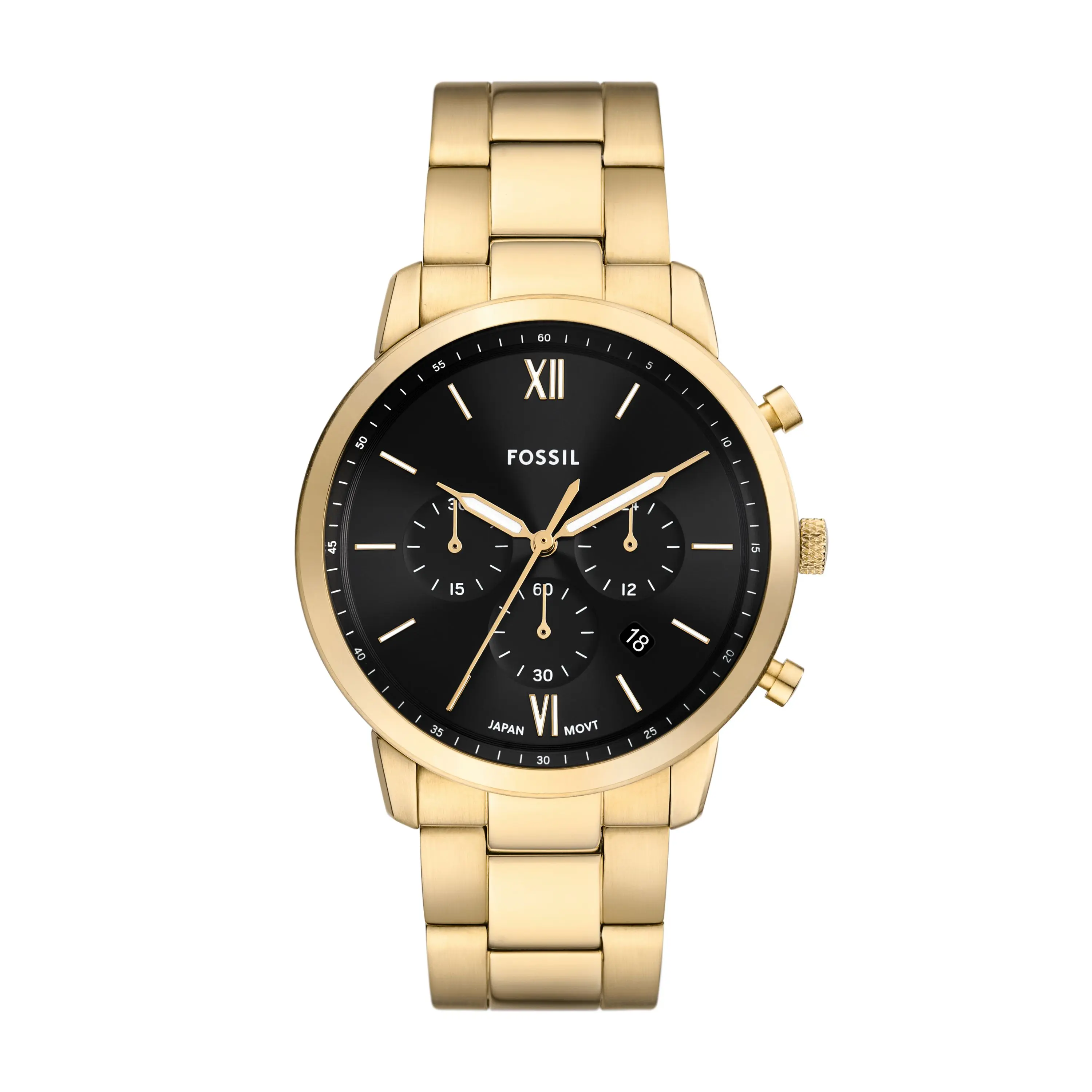 Fossil Men's Neutra Chronograph, Gold-Tone Stainless Steel Watch