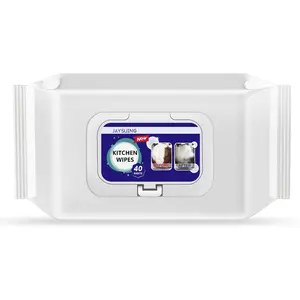 Jaysuing Kitchen Cleaning Wipes, Clean Stubborn Stains Kitchen Heavy Grease Multi-Effect Cleaning And Thickening Wipes