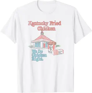 Officially Licensed Kfc We Do Chicken Right Fast Food T-Shirt
