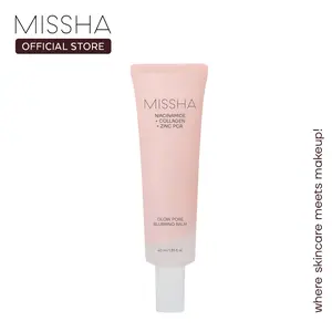 [MISSHA Official] Glow Pore Blurring Balm (40mL) – Hydrating Blurring Primer, Soft Radiant Finish, Pore Refining & Long-Wear Makeup Prep