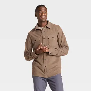 Men's Comfort Soft Shirt - Goodfellow & Co Brown XL
