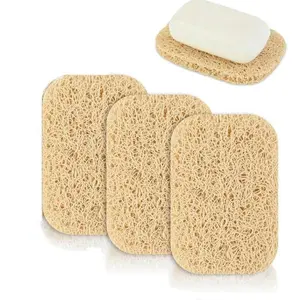 Soap Saver Draining Lift Pad Self Draining Soap Bar Holder Nonslip Soap Dish Tray Shower And Bath Cleaning Sponge Holder.