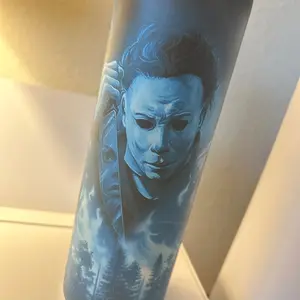 Glow Michael Myers tumbler