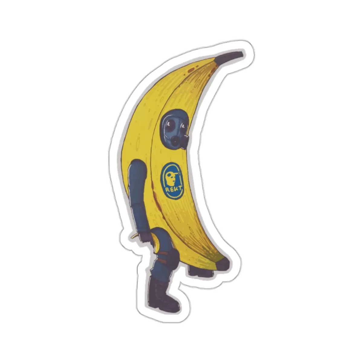 CT In Banana - Funny Counter Strike Vinyl Sticker