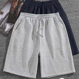 Men's Loose Fit Casual Shorts with Drawstring Waist Elastic Fabric Soft Skin-friendly for Daily Home Outdoor Sports Athletic Wear Sweatpants