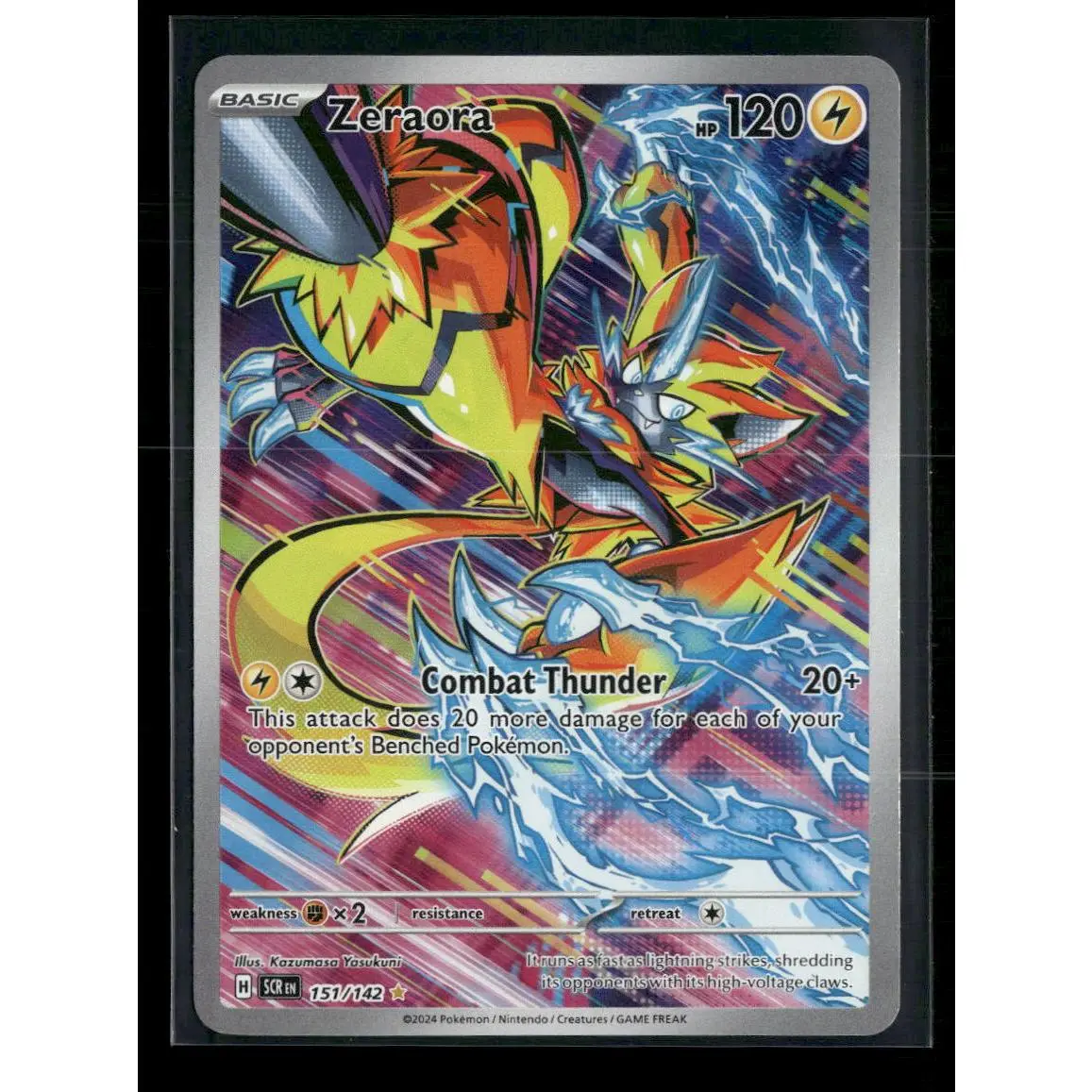 SV07: Stellar Crown Zeraora #151/142