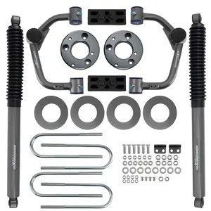 FrontRear 3 G1 Lift Shock Kit w/Control Arms compatible for Ford F-150 4WD 2021-2024