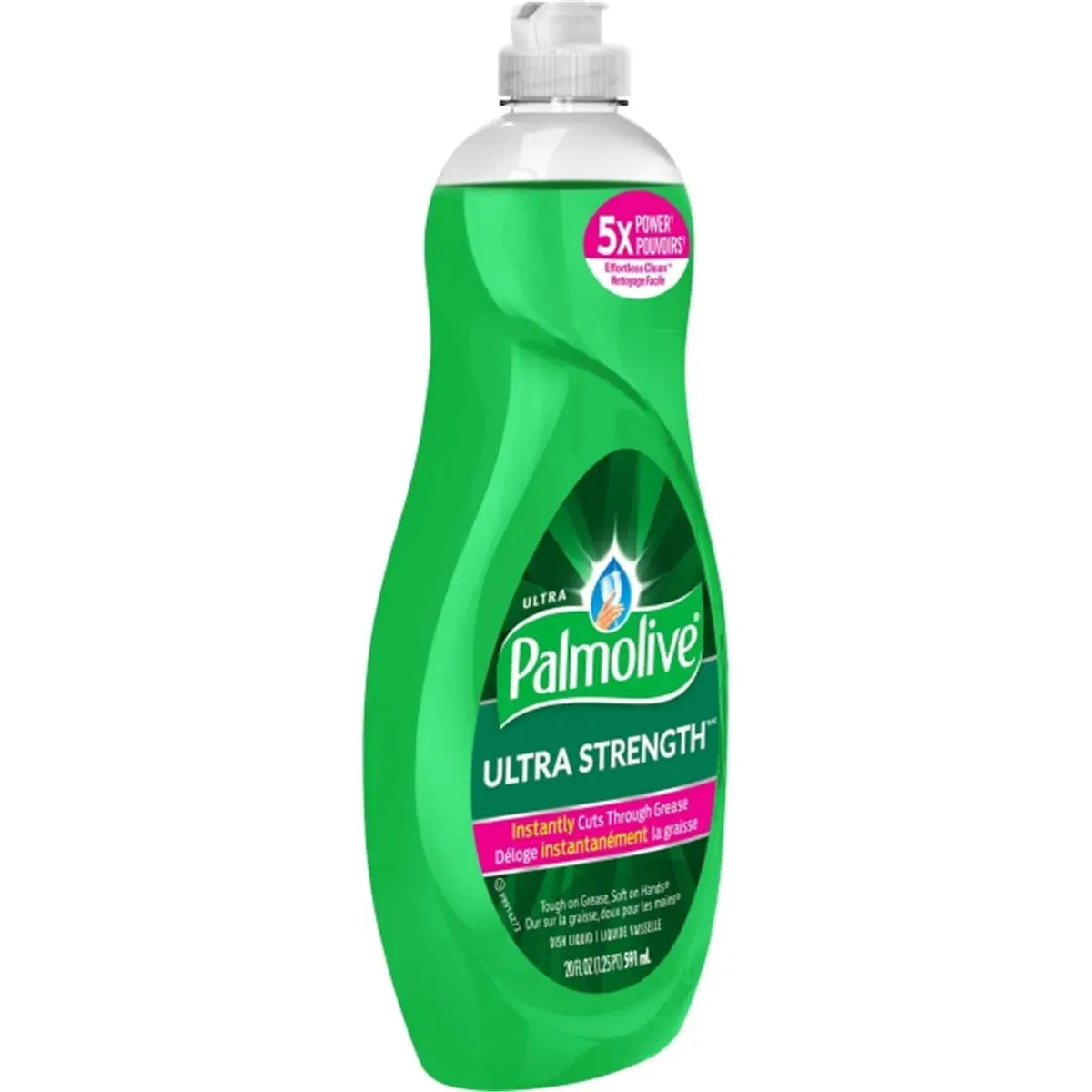 212 MAIN CPC04268 20oz Ultra Strength Original Green Household Dishwashing Liquid Detergent - Dish Soap, Grease Fighter