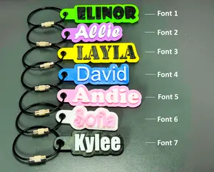 Custom Name Personalized 3D Name Tags For Bags, Backpacks, Sports Teams, Gifts, Water Bottles, Luggage Label, Customizable Nametag