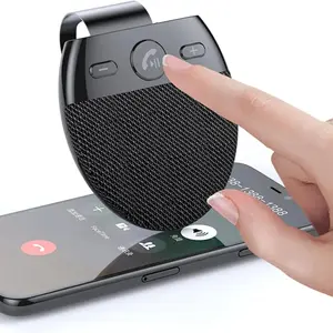 Bluetooth-compatible 5.0 Car Speaker, Wireless, Dual Noise Reduction, Siri Voice Guidance, Hands-Free, Ideal for Driving, Enhanced Audio Experience