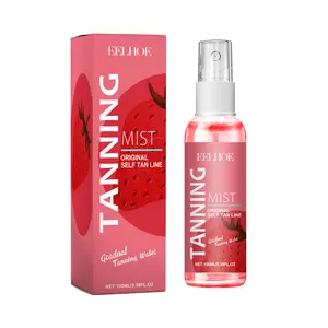 EELHOE Strawberry Self-Tanning Spray, Sunless & Long-Lasting, Bronze & Wheat Skin Tone, Gentle & Moisturizing Skincare