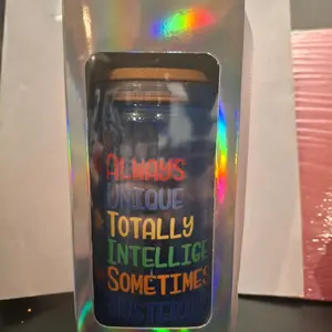Autism Awareness 16 oz Lava Drip Tumbler - Always Unique Totally Intelligent Sometimes Mysterious Design