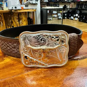 LONGHORN WESTERN BUCKLE