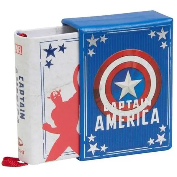 Marvel Comics: Captain America (Tiny Book): Inspirational Quotes from the First Avenger (Fits in the Palm of Your Hand, Stocking Stuffer, Novelty Geek -- Matt Singer - Novelty