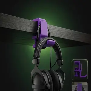 Headphone desk clamp