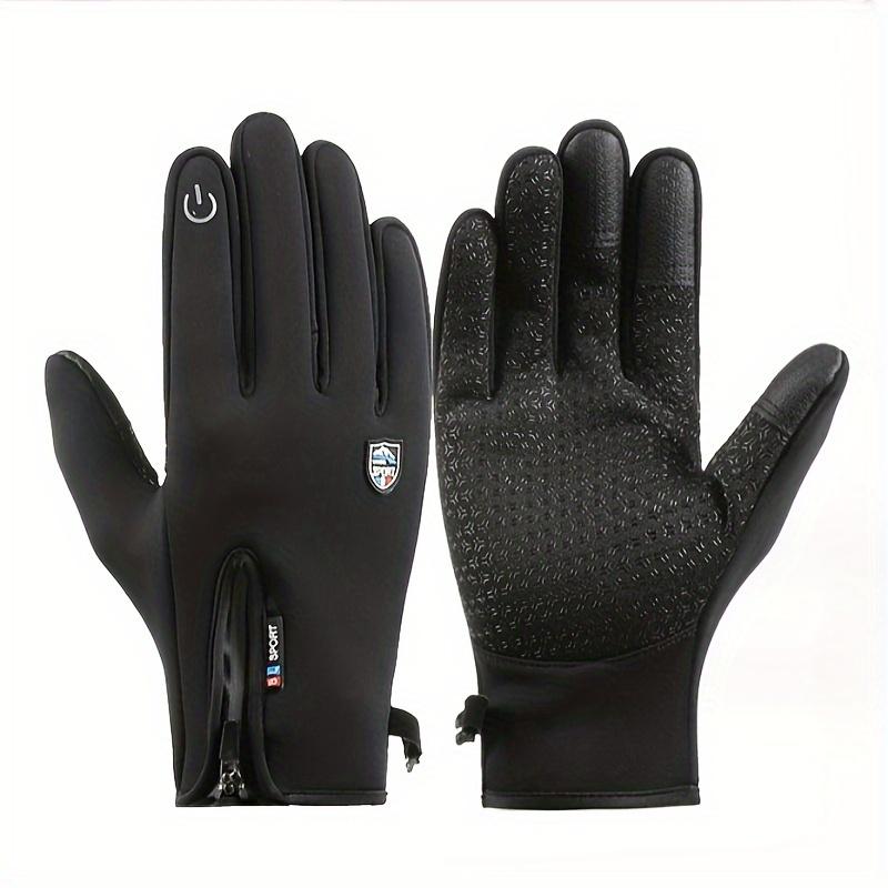 2 Pairs Windproof Winter Cycling Gloves for Men & Women - Thermal Touchscreen Compatible with Devices, Zipper Closure, Non-Slip Grip - Cold Weather Cycling, Skiing, Outdoor Sports - Ideal For Christmas, Halloween, Valentine's - Machine Washable Poly 2 Pairs Windproof Winter Cycling Gloves for Men & Women - Thermal Touchscreen Compatible with Devices, Zipper Closure, Non-Slip Grip - Cold Weather Cycling, Skiing, Outdoor Sports - Ideal For Christmas, Halloween, Valentine's - Machine Washable Poly