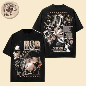 Raymond & Brown The R&B 2026 Tour Graphic T-Shirt Premium Cotton Music Tee Urban Soul Streetwear Shirt Vintage R&B Concert Merch Retro Oversized Graphic Shirt Gift for R&B Lovers