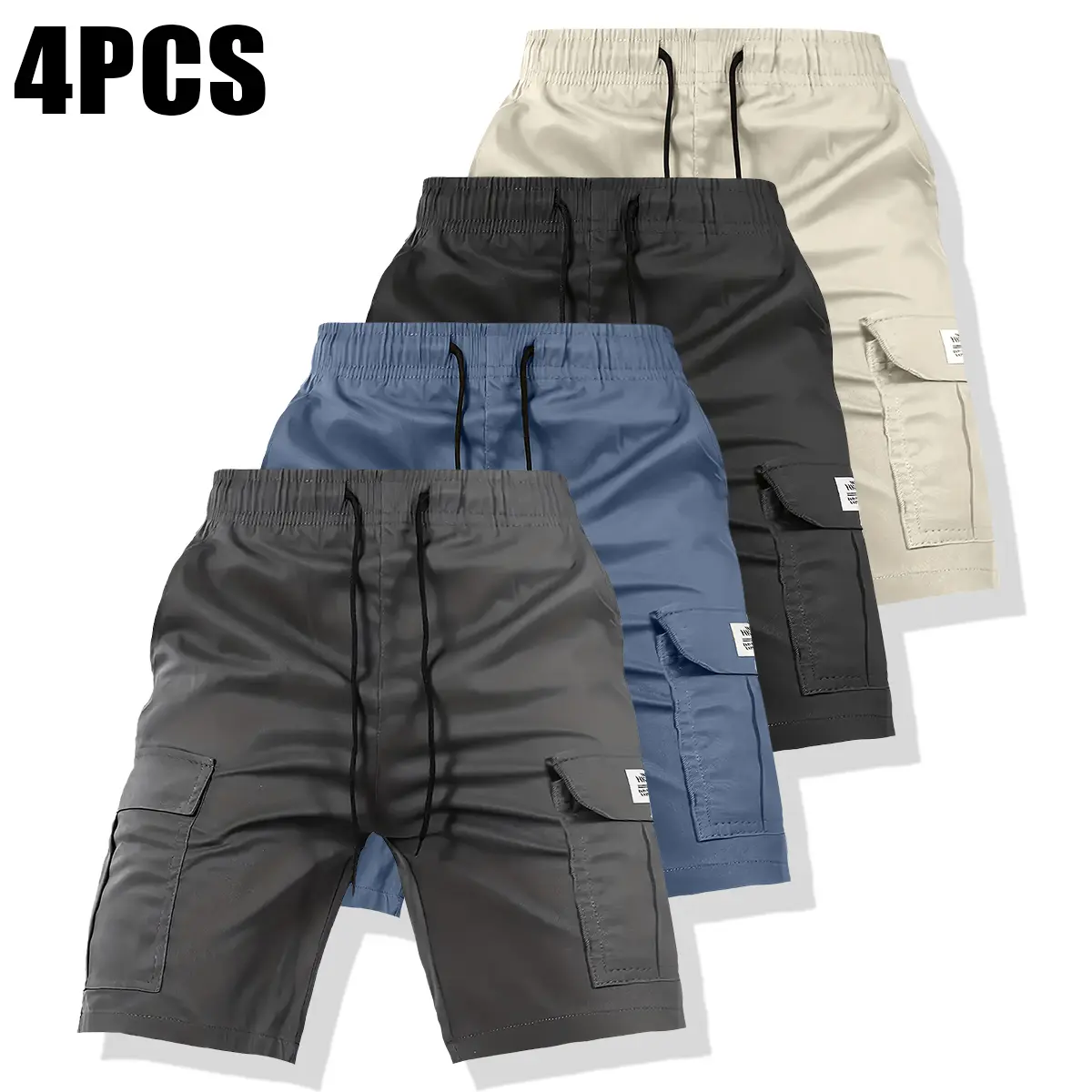 Gray + Blue + Black + Khaki