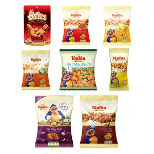 [Tan Tan] Tan Tan Flavored Peanuts Series - Crispy Garlic Chilli & Coconut Roasted Nuts - Snack Pack - Authentic Taste - No Preservatives - Perfect for Parties or On-the-Go