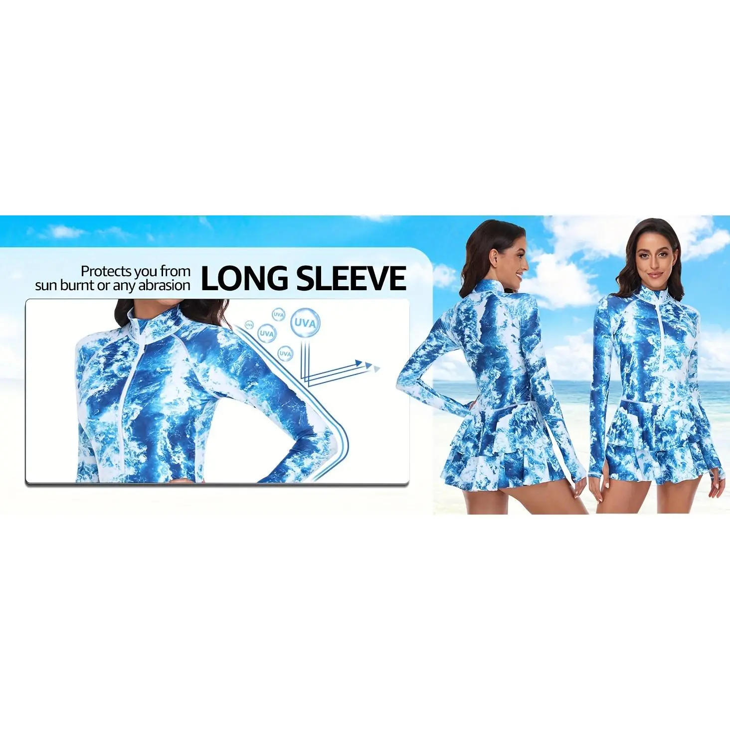 chinese dress ladies Splash Around Swim Dress main image 1