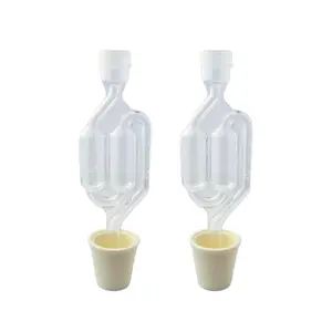 Twin Bubble Airlock and Carboy Bung (2-Pack) | Fermentation Airlocks for Homebrewing Beer, Wine, Mead, and Kombucha